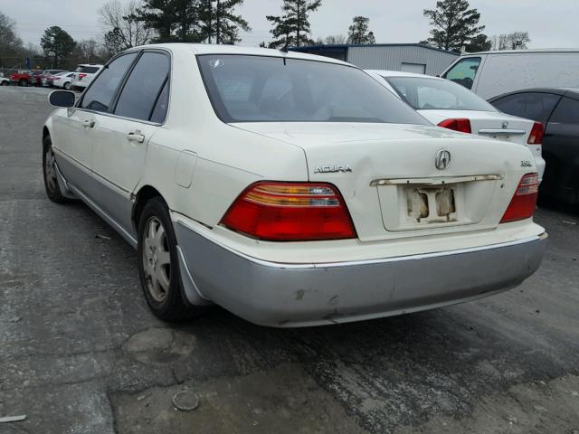 JH4KA96592C006232 - 2002 ACURA 3.5RL WHITE photo 3