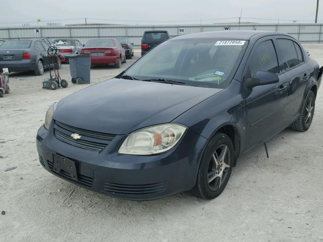 1G1AT58H697212773 - 2009 CHEVROLET COBALT LT BLACK photo 2