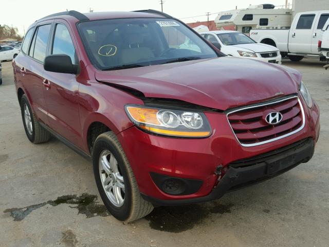 5XYZG3AB3BG030854 - 2011 HYUNDAI SANTA FE G RED photo 1