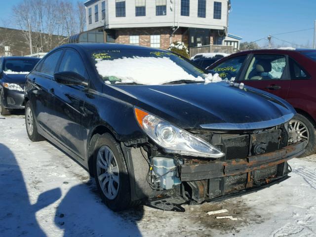 5NPEB4AC4CH336290 - 2012 HYUNDAI SONATA GLS BLACK photo 1