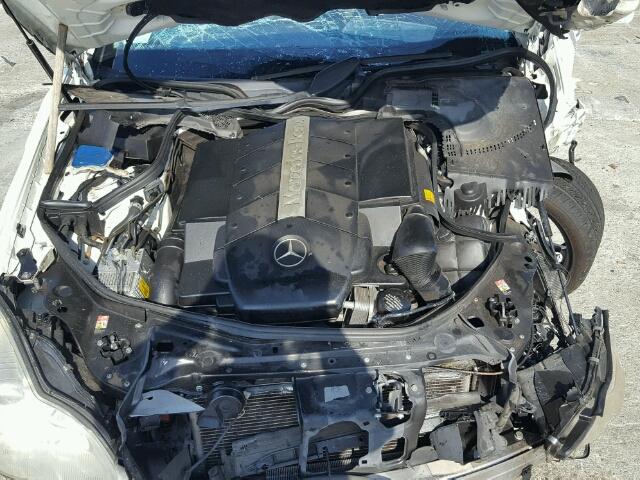 WDDDJ75X86A037321 - 2006 MERCEDES-BENZ CLS 500C WHITE photo 7