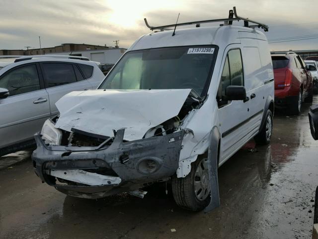 NM0LS7AN2DT161915 - 2013 FORD TRANSIT CO WHITE photo 2