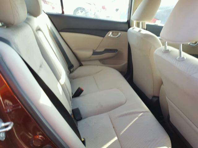 19XFB2F8XEE261261 - 2014 HONDA CIVIC EX მუქწითელი ფოტო 6