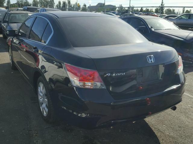 1HGCP2F37AA015050 - 2010 HONDA ACCORD LX BLACK photo 3