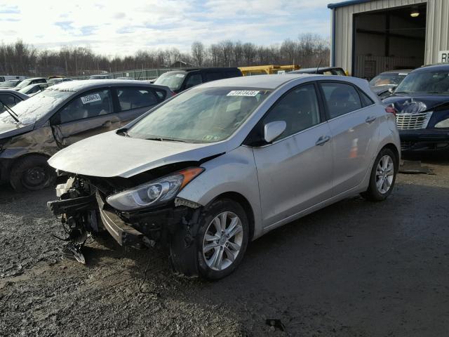 KMHD35LH0EU201688 - 2014 HYUNDAI ELANTRA GT SILVER photo 2