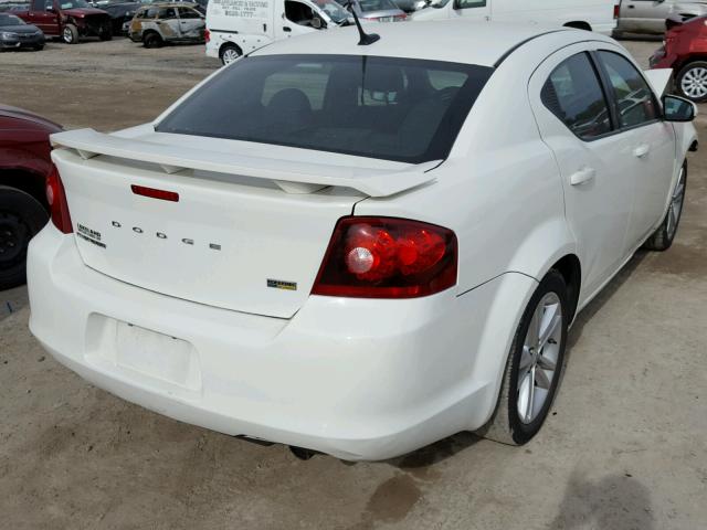 1B3BD1FG1BN510369 - 2011 DODGE AVENGER MA WHITE photo 4