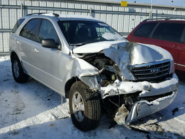 KNDJD735285794765 - 2008 KIA SORENTO EX SILVER photo 1