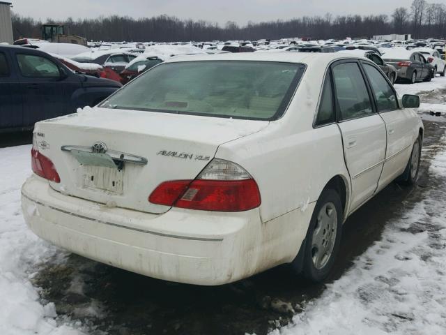 4T1BF28B94U355445 - 2004 TOYOTA AVALON XL WHITE photo 4