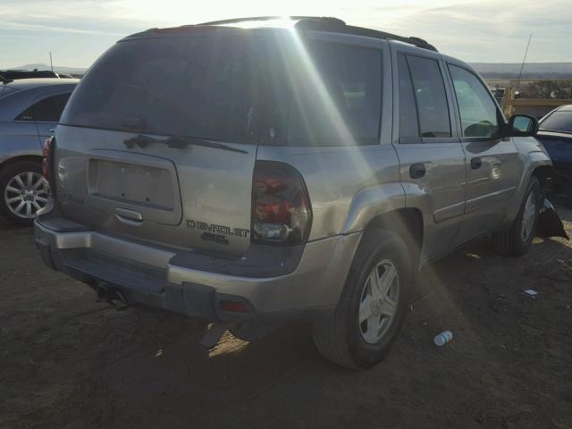 1GNDS13S632392674 - 2003 CHEVROLET TRAILBLAZE GOLD photo 4