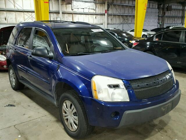 2CNDL13F066087960 - 2006 CHEVROLET EQUINOX LS BLUE photo 1