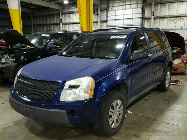 2CNDL13F066087960 - 2006 CHEVROLET EQUINOX LS BLUE photo 2