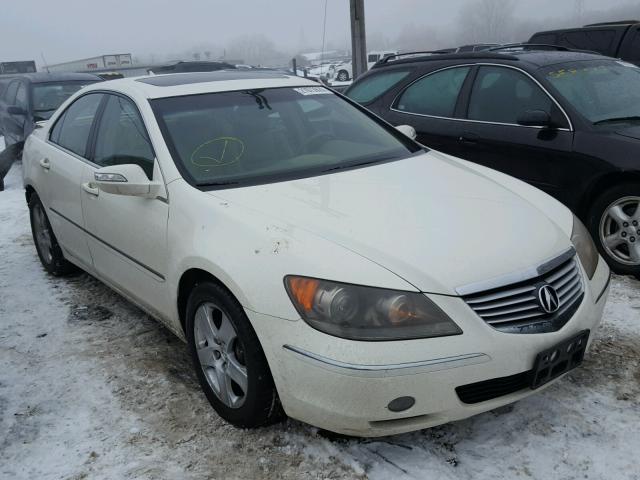 JH4KB16506C007841 - 2006 ACURA RL თეთრი ფოტო 1