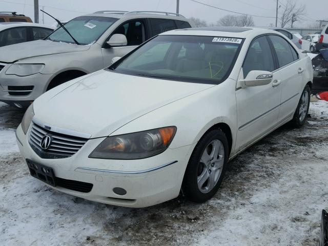 JH4KB16506C007841 - 2006 ACURA RL თეთრი ფოტო 2