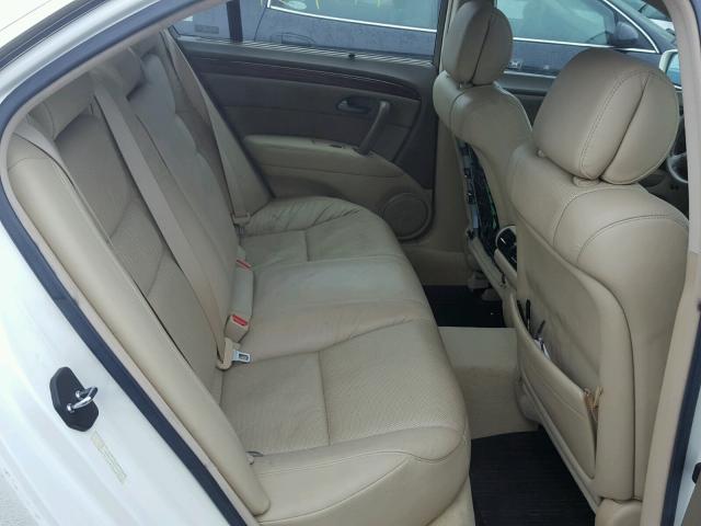 JH4KB16506C007841 - 2006 ACURA RL თეთრი ფოტო 6