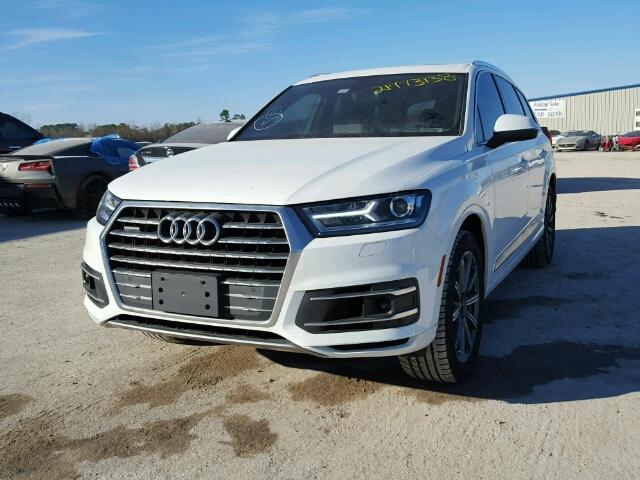 WA1LAAF78HD035372 - 2017 AUDI Q7 PREMIUM WHITE photo 2