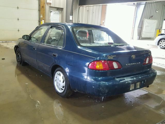 1NXBR12E5YZ331931 - 2000 TOYOTA COROLLA VE BLUE photo 3