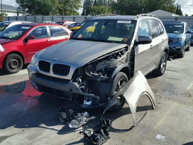 5UXFE43538L036963 - 2008 BMW X5 3.0I TAN photo 2