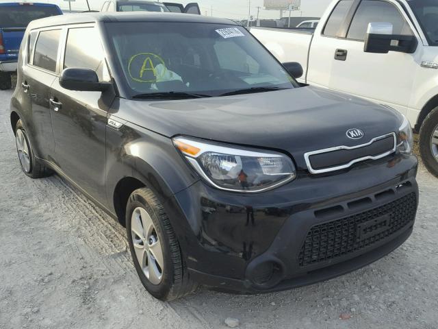 KNDJN2A28G7357302 - 2016 KIA SOUL BLACK photo 1