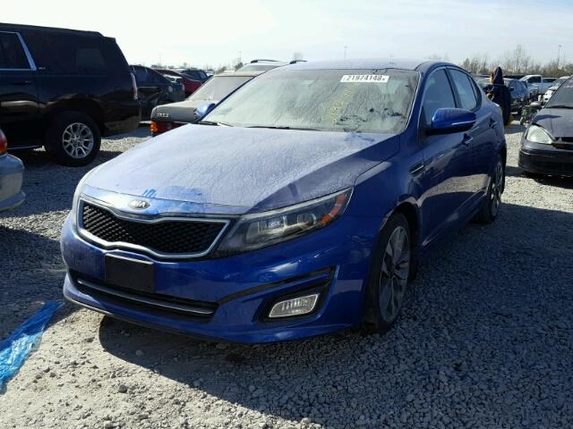 5XXGR4A78FG387668 - 2015 KIA OPTIMA SX BLUE photo 2