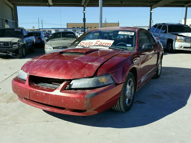 1FAFP40473F376430 - 2003 FORD MUSTANG MAROON photo 2
