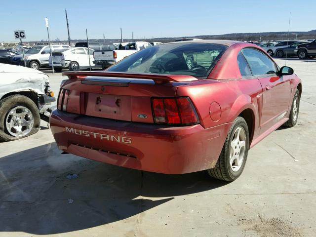 1FAFP40473F376430 - 2003 FORD MUSTANG MAROON photo 4