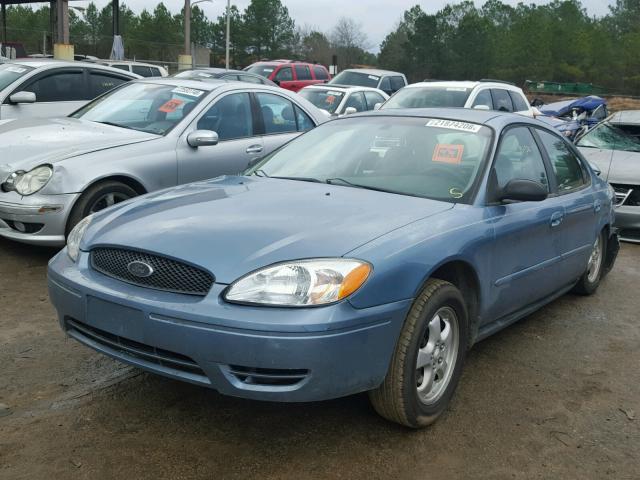 1FAFP53225A136637 - 2005 FORD TAURUS SE BLUE photo 2