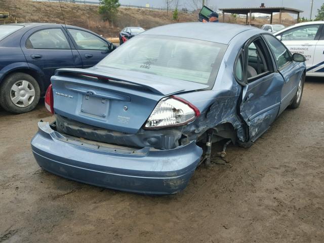 1FAFP53225A136637 - 2005 FORD TAURUS SE BLUE photo 4