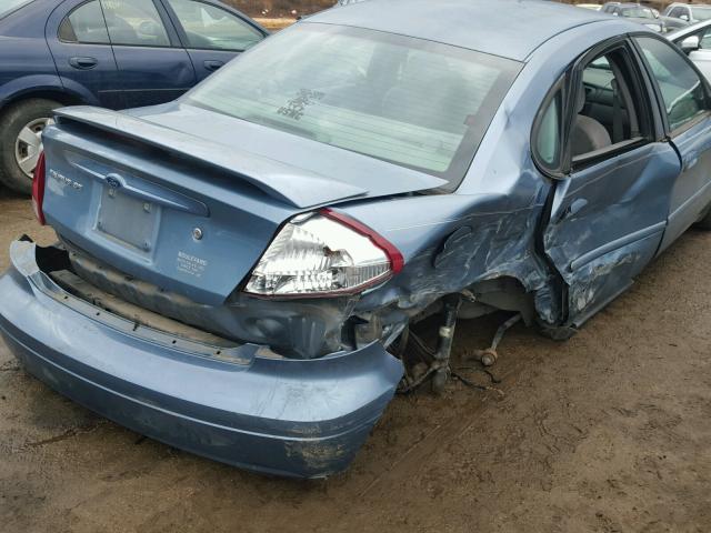 1FAFP53225A136637 - 2005 FORD TAURUS SE BLUE photo 9