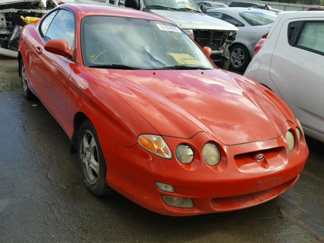 KMHJG35F8YU184618 - 2000 HYUNDAI TIBURON RED photo 1