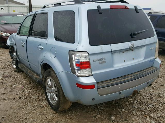 4M2CU97148KJ27039 - 2008 MERCURY MARINER PR BLUE photo 3