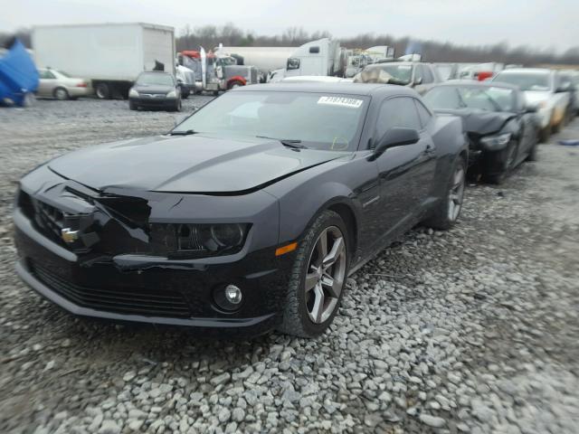 2G1FK1EJXA9106547 - 2010 CHEVROLET CAMARO SS BLACK photo 2