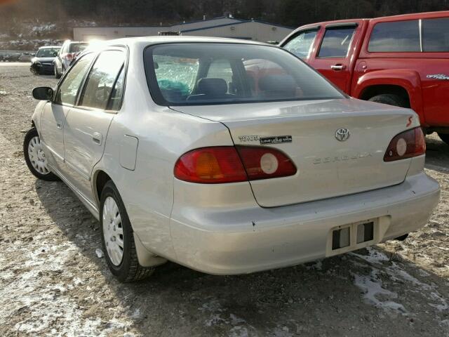 2T1BR12E91C478096 - 2001 TOYOTA COROLLA CE SILVER photo 3