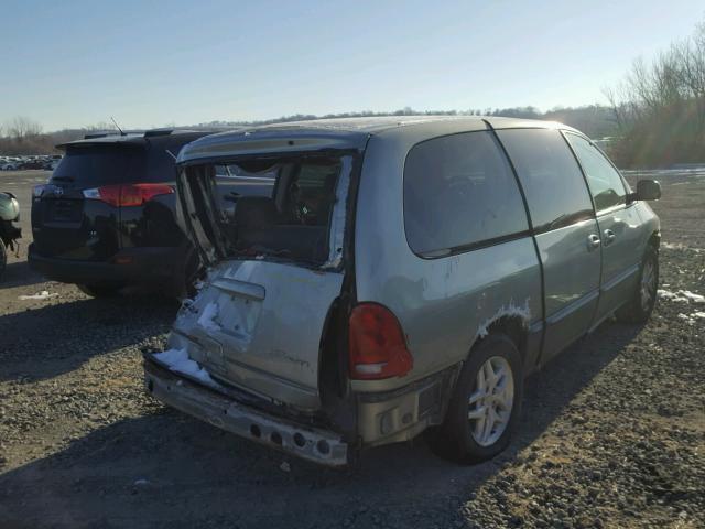 1B4GP54L6YB591301 - 2000 DODGE GRAND CARA TEAL photo 4