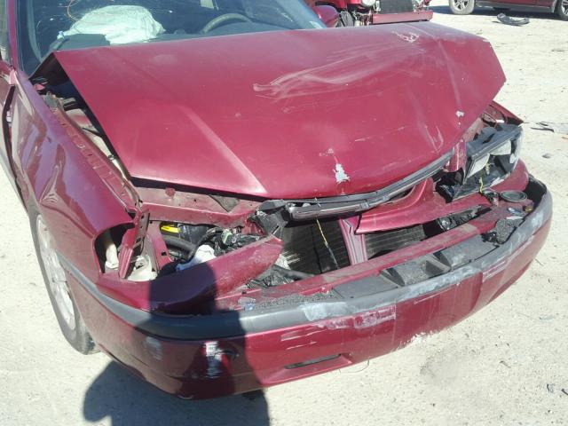 2G1WF52E059189494 - 2005 CHEVROLET IMPALA 栗色 照片 9