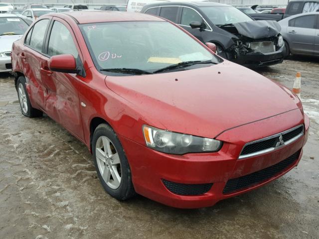 JA3AU26U68U017693 - 2008 MITSUBISHI LANCER ES RED photo 1