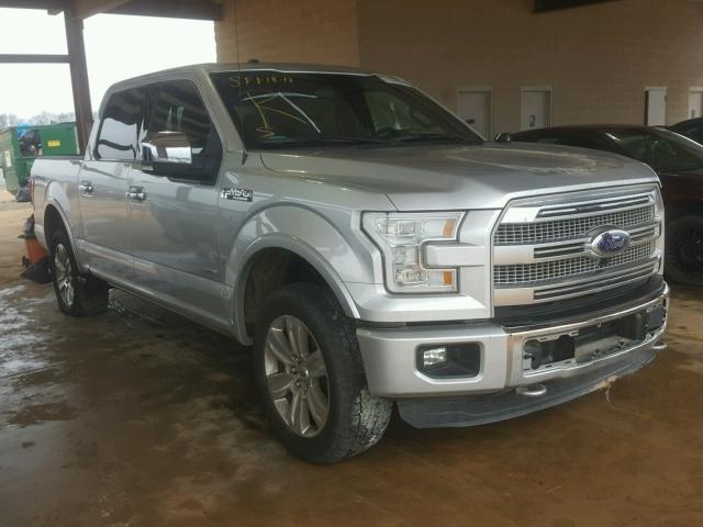 1FTEW1EG1FFB37339 - 2015 FORD F150 SUPER SILVER photo 1