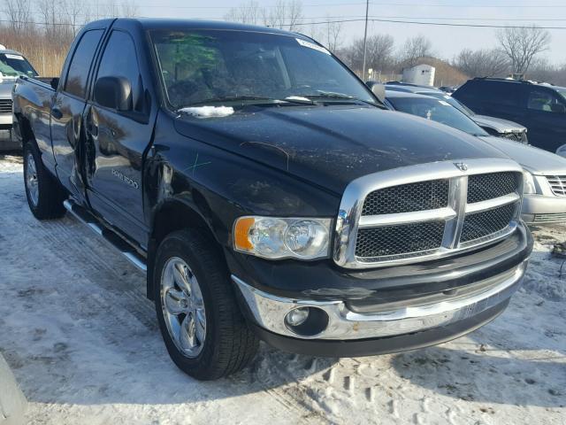 1D7HU18N15S170883 - 2005 DODGE RAM 1500 S BLACK photo 1