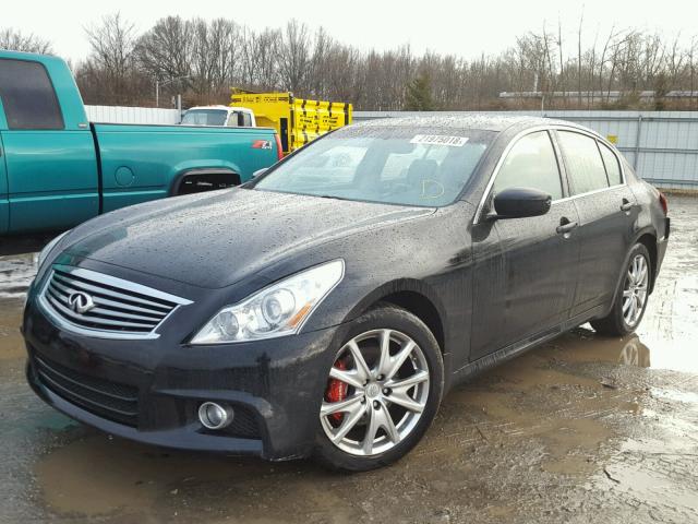 JN1CV6AR5CM975592 - 2012 INFINITI G37 BLACK photo 2