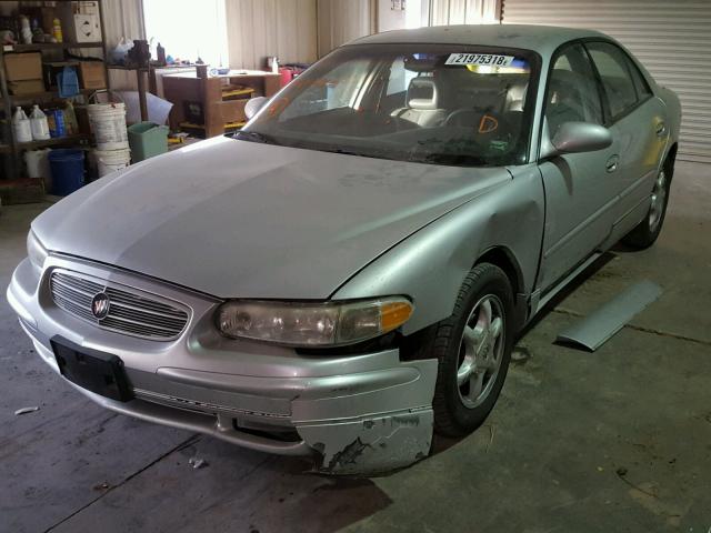 2G4WB55K221138461 - 2002 BUICK REGAL LS SILVER photo 2