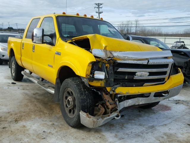 1FTWW31P16EA05290 - 2006 FORD F350 SRW S YELLOW photo 1