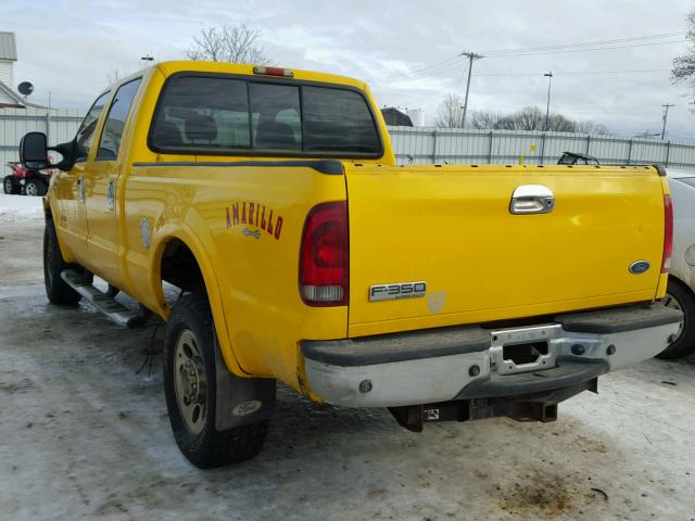 1FTWW31P16EA05290 - 2006 FORD F350 SRW S YELLOW photo 3