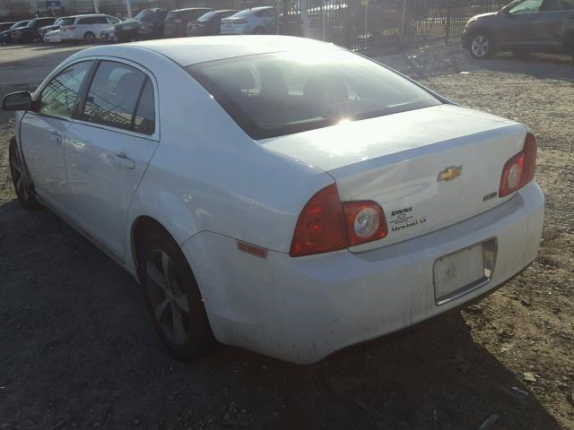 1G1ZC5EUXBF144946 - 2011 CHEVROLET MALIBU 1LT WHITE photo 3