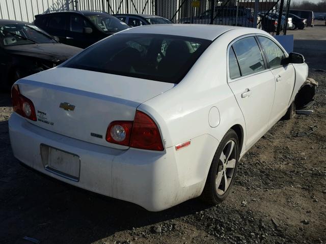 1G1ZC5EUXBF144946 - 2011 CHEVROLET MALIBU 1LT WHITE photo 4