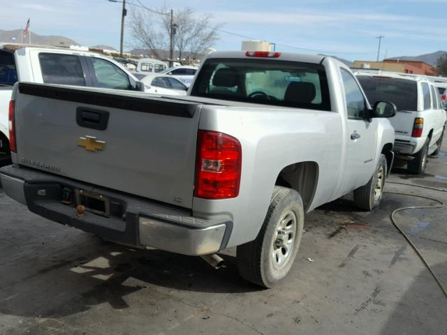 1GCNCPEX1BZ266573 - 2011 CHEVROLET SILVERADO SILVER photo 4