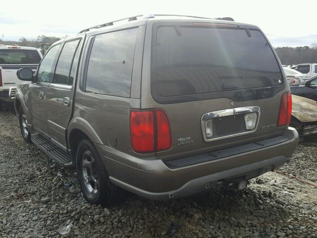 5LMEU27R91LJ24755 - 2001 LINCOLN NAVIGATOR BEIGE photo 3