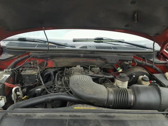 5LMPU28L9XLJ02248 - 1999 LINCOLN NAVIGATOR წითელი ფოტო 7