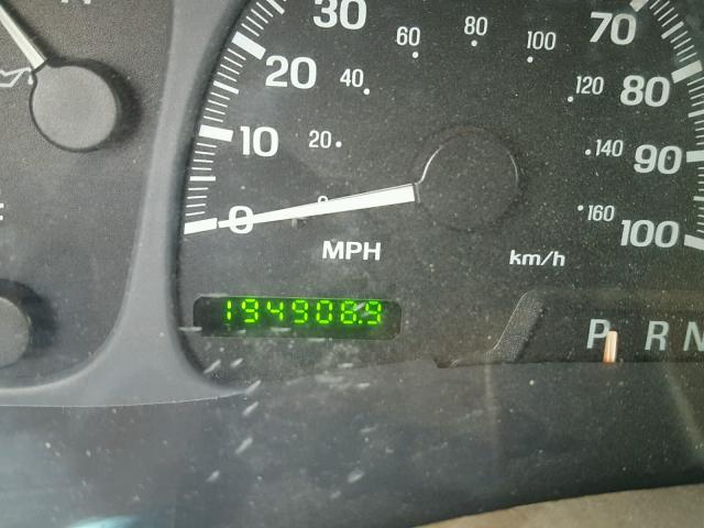 5LMPU28L9XLJ02248 - 1999 LINCOLN NAVIGATOR წითელი ფოტო 8