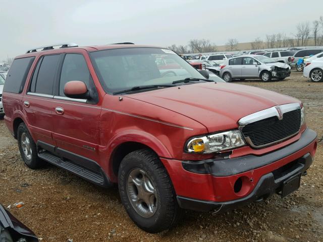 5LMPU28L9XLJ02248 - 1999 LINCOLN NAVIGATOR წითელი ფოტო 9