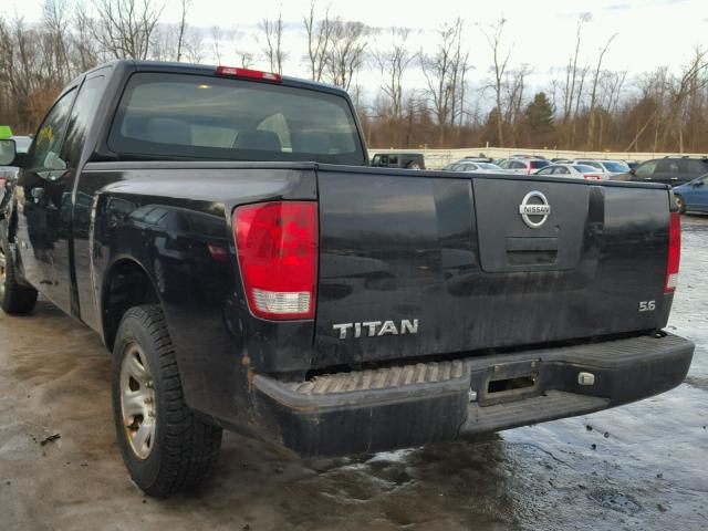 1N6BA06A25N530855 - 2005 NISSAN TITAN XE BLACK photo 3