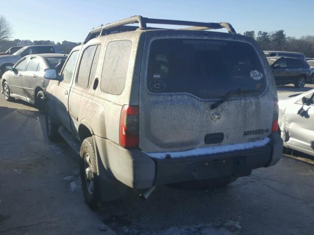 5N1ED28T1YC599629 - 2000 NISSAN XTERRA XE SILVER photo 3